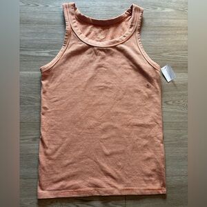 NWT American Eagle Outfitters Pink Fitted Sleeveless Tank Top